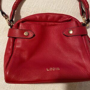 Lodis Red Mini Cross Body with handle